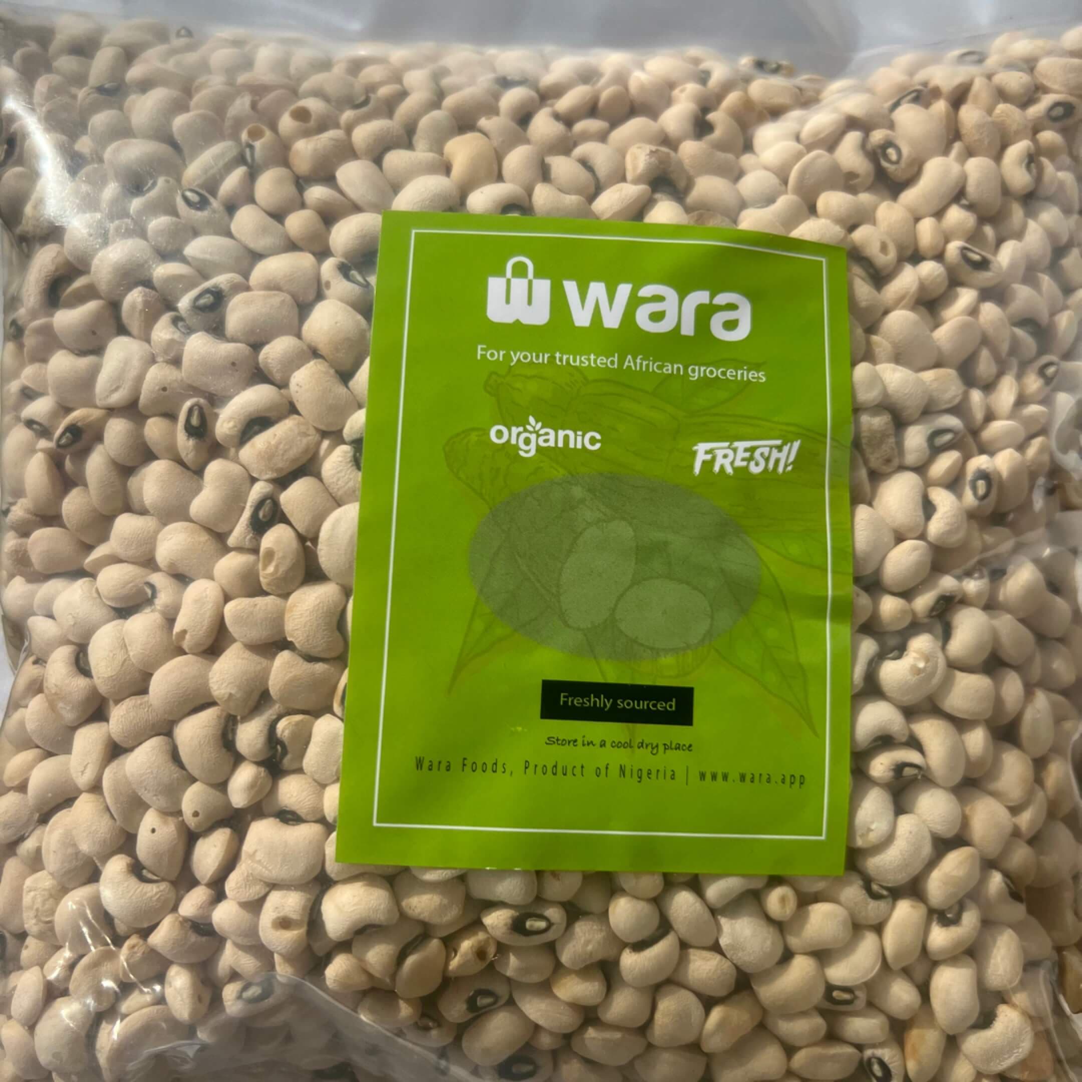 Nigerian White Beans  ( Black eyed beans )